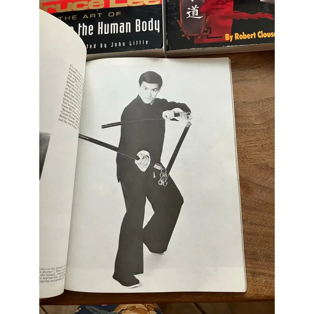 Bruce Lee Book Lot The‎ Art of Expressing the Human Body Biography, Untold Story